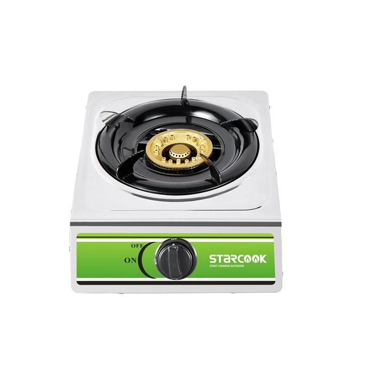 Stainless Steel Table Gas Stove-1 Burner Cast Iron Gas Burner
