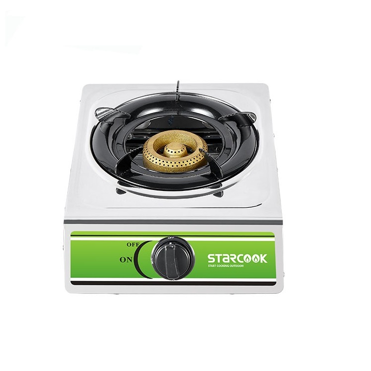 Stainless Steel Table Gas Stove-1 Burner Cast Iron Gas Burner